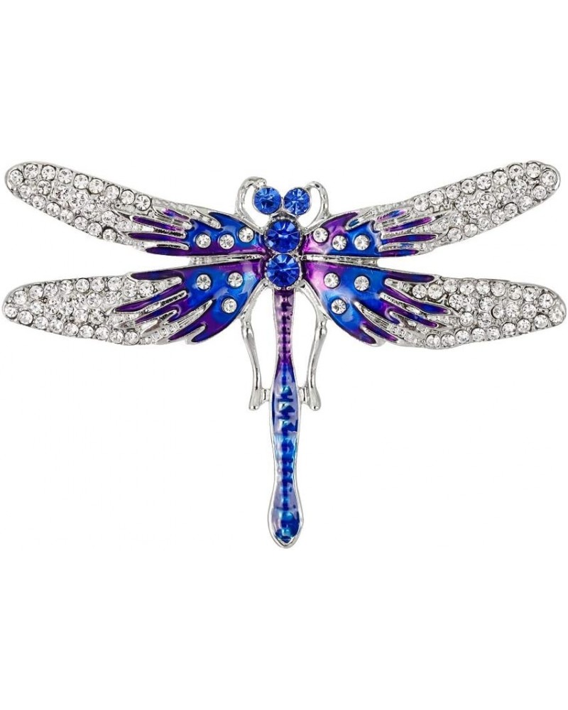 Rhinestone Dragonfly Brooch Pins Women Breastpin Corsage Girls Jewelry Gift color 2 $5.99 Brooches & Pins