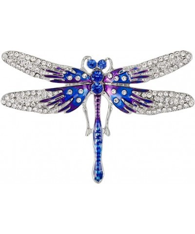 Rhinestone Dragonfly Brooch Pins Women Breastpin Corsage Girls Jewelry Gift color 2 $5.99 Brooches & Pins