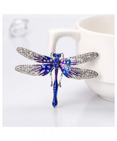 Rhinestone Dragonfly Brooch Pins Women Breastpin Corsage Girls Jewelry Gift color 2 $5.99 Brooches & Pins