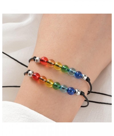 Pride Bracelet for Women Friendship Bracelets Couple Bracelets Lokias Bracelet Gay Lesbian Pride Bracelet Pride Rainbow Brace...