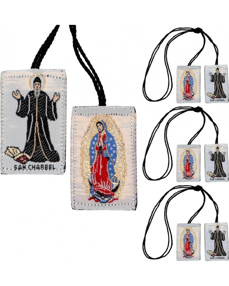 Escapulario de San Charbel Makhlouf Pack of 3 Escapulario Catolico Saint Charbel Brown Scapular Scapular Necklace Scapular Ca...