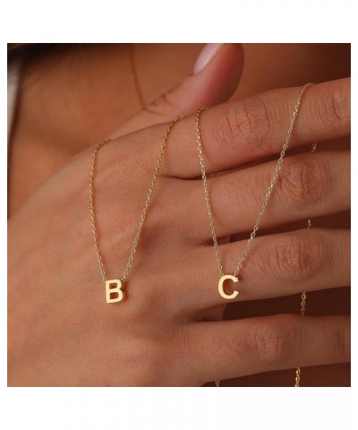 Initial Necklaces for Women Girls - Dainty 18K Gold Filled Initial Necklace Tiny A-Z Pendant Choker Necklace Trendy Cute Init...