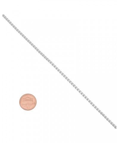 1.9mm Solid .925 Sterling Silver Square Box Chain Necklace 20.0 Inches $36.16 Necklaces