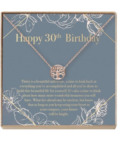 30th Birthday Necklace | Infinity Gift For Women and Girls | Sterling Silver Jewelry Pendant with Heartfelt Card | Birthday's...