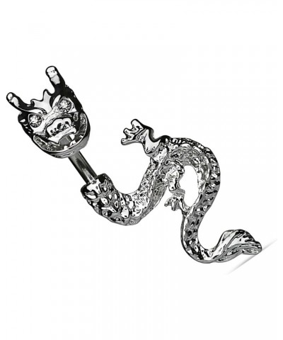 Belly Button Ring Navel Split Dragon Body Jewelry Dangle in N Out $8.39 Body Jewelry