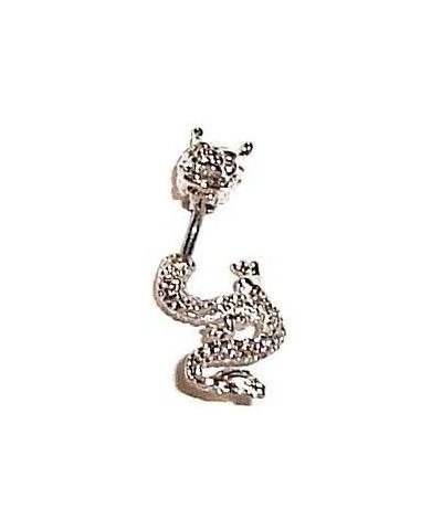 Belly Button Ring Navel Split Dragon Body Jewelry Dangle in N Out $8.39 Body Jewelry