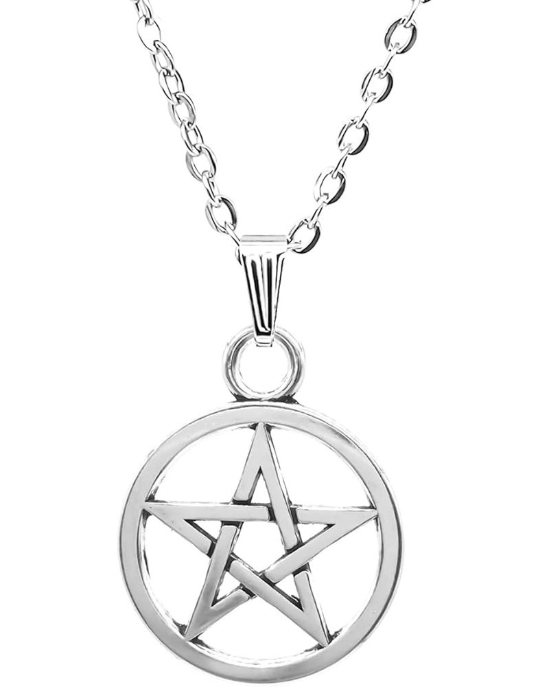 Handmade Charm Necklace Personalized Jewelry Pendant Gift Pentacle Necklace $9.35 Necklaces