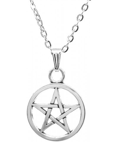 Handmade Charm Necklace Personalized Jewelry Pendant Gift Pentacle Necklace $9.35 Necklaces