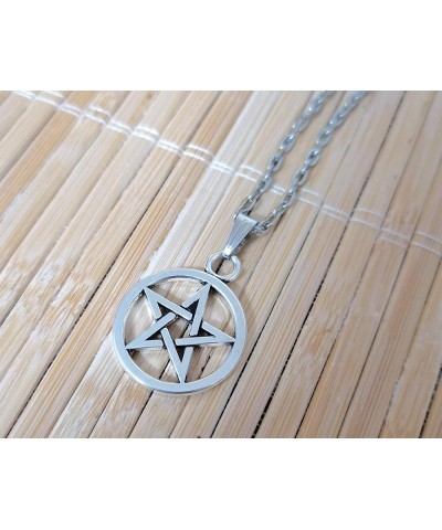 Handmade Charm Necklace Personalized Jewelry Pendant Gift Pentacle Necklace $9.35 Necklaces