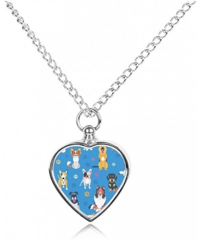 Custom Pet Urn Necklace, Alloy Memorial Pendant Necklace, Dog Pendant Necklace Multi 6 $13.56 Necklaces