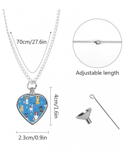 Custom Pet Urn Necklace, Alloy Memorial Pendant Necklace, Dog Pendant Necklace Multi 6 $13.56 Necklaces