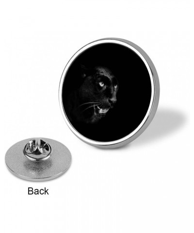 Black Panther Portrait Brooch Pins for Men Women Fashion Round Badge Collar Pin Dress Jacket Bag Decor $8.84 Brooches & Pins