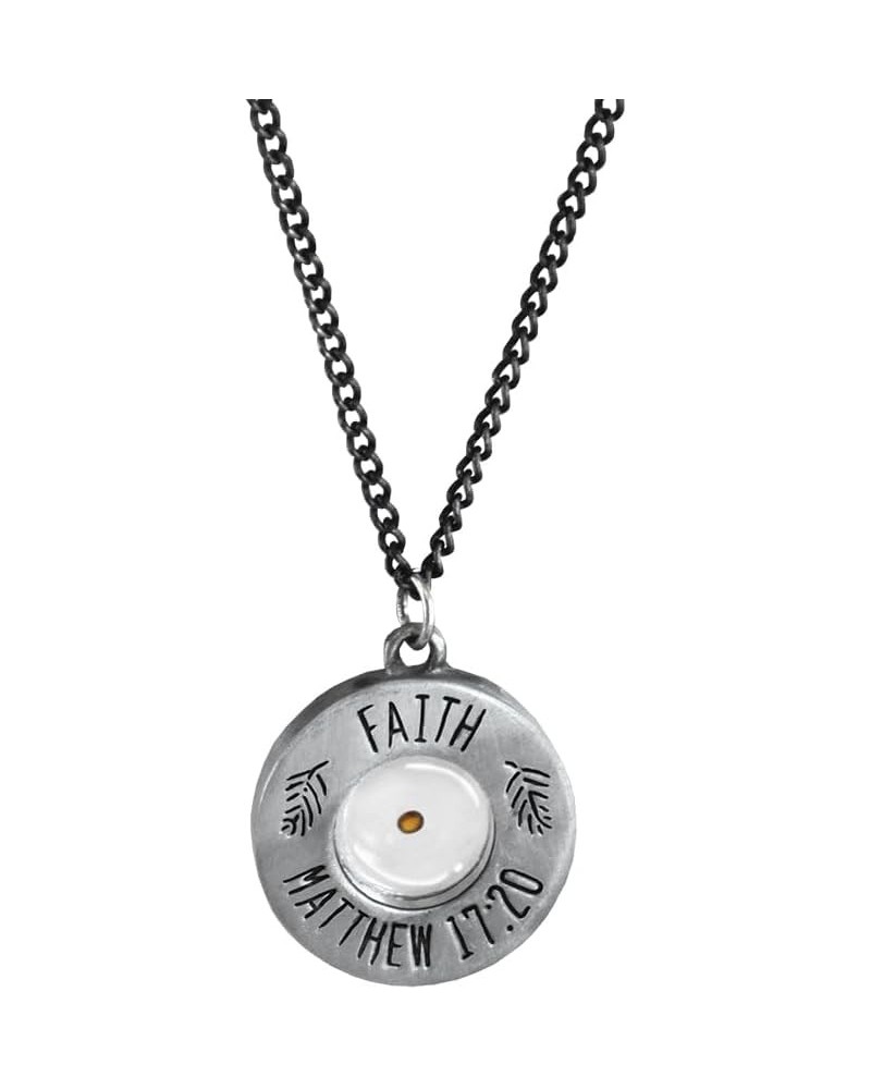 Faith as as Mustard Seed Silver Colored Necklace by Ringmasters $12.17 Necklaces