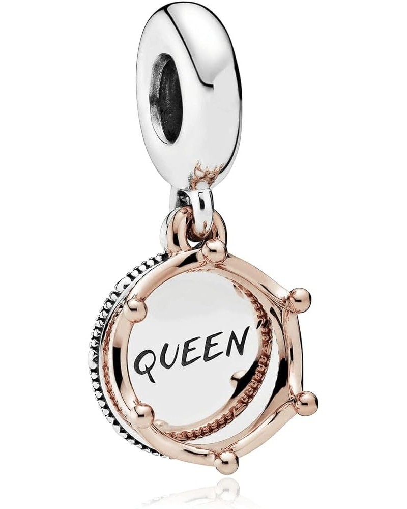 Queen Happy Birthday Hot Air Balloon Family Puppy Charm 925 Sterling Silver Charms for Bracelets and Necklaces Mother's day J...