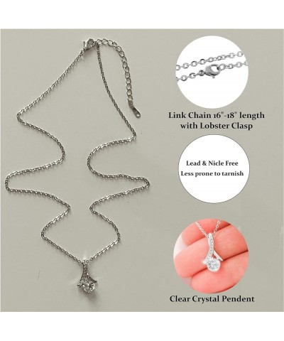 Christmas Gift Necklace – Comes With Merry Christmas and Happy New Year Message Card and a Gift Box To My Friend $28.58 Neckl...