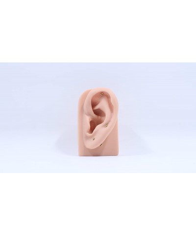 Surgical Steel Cartilage Stud End Surgical Steel Internally Threaded Labret Post End Tri-Ball Gold $8.39 Body Jewelry