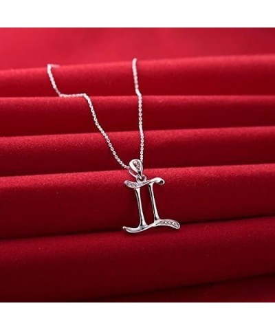 Zodiac Constellation Necklace Horoscope Jewelry for Women Gemini $15.50 Necklaces