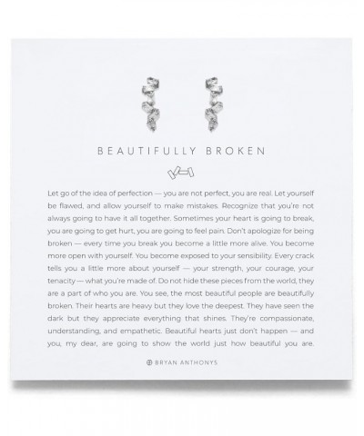 Earrings in a Variety of Styles and Colors Beautifully Broken Hoops Silver $25.08 Earrings