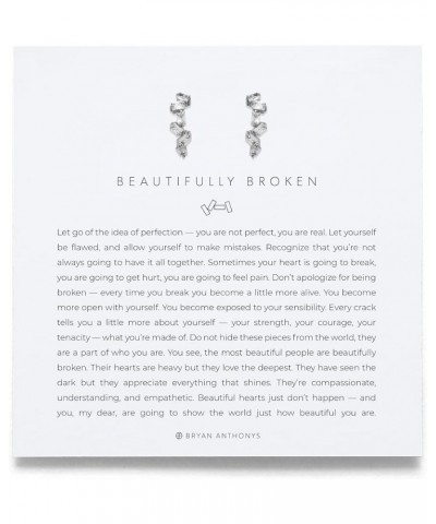 Earrings in a Variety of Styles and Colors Beautifully Broken Hoops Silver $25.08 Earrings