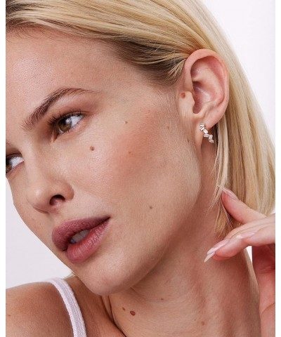 Earrings in a Variety of Styles and Colors Beautifully Broken Hoops Silver $25.08 Earrings