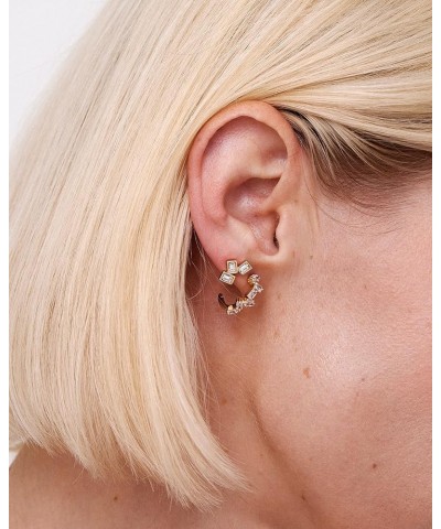 Earrings in a Variety of Styles and Colors Beautifully Broken Hoops Silver $25.08 Earrings