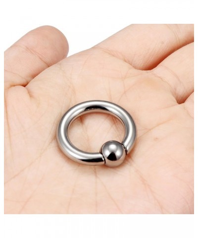 6G 8G Titaniumm Septum Rings Captive Bead Gauges Tunnels Earrings stretching kit Hypoallergenic Medical Implant Septum Nose L...