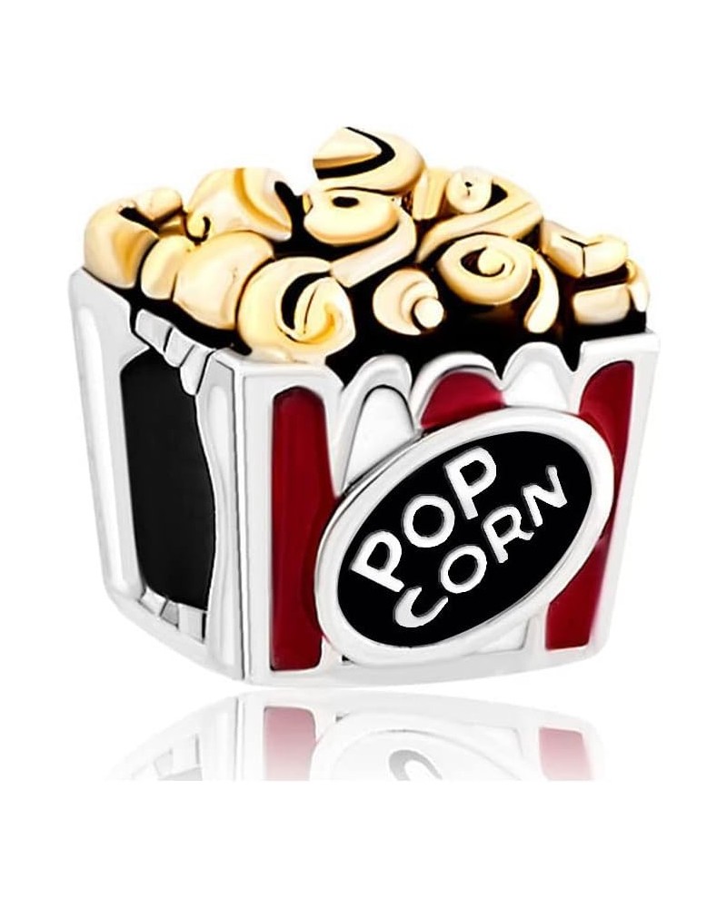 Popcorn Charm Compatible with Pandora Bracelets Popcorn $7.18 Bracelets