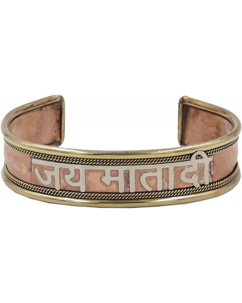 Tibetan Three Metal Healing Mantra Yoga Devotional Bracelet Jai Mata Di $10.19 Bracelets