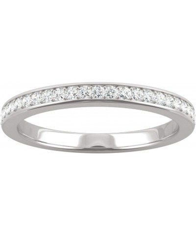 14K White Gold Forever One 1.3mm Round Moissanite Wedding Band, 0.22cttw DEW $85.13 Bracelets