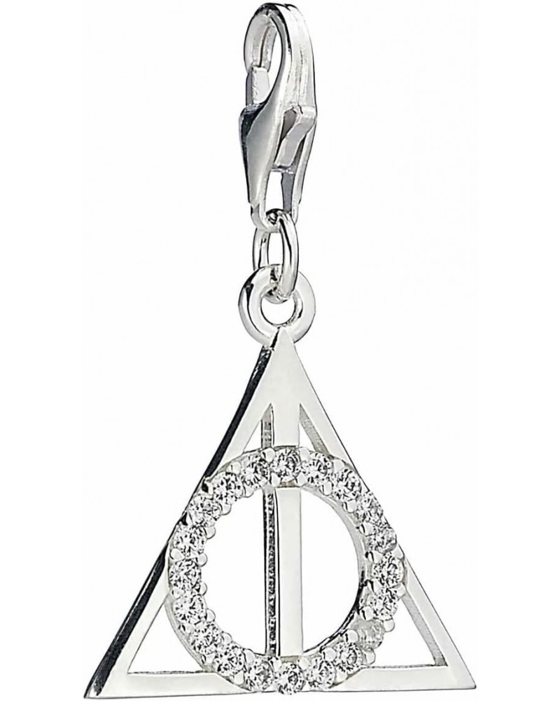 Deathly Hallows Clip on Charm with Crystal Elements by The Carat Shop $26.54 Bracelets