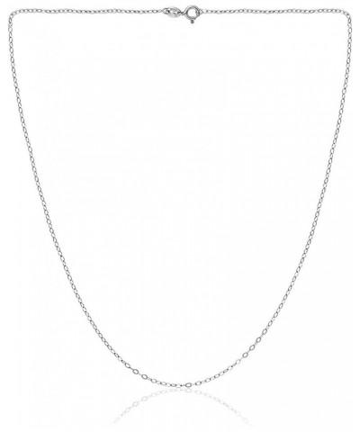 Sterling Silver 1mm Thin Delicate Flat Cable Chain Necklace, All Size 14-36 inch Sterling Silver 19.0 Inches $11.96 Necklaces