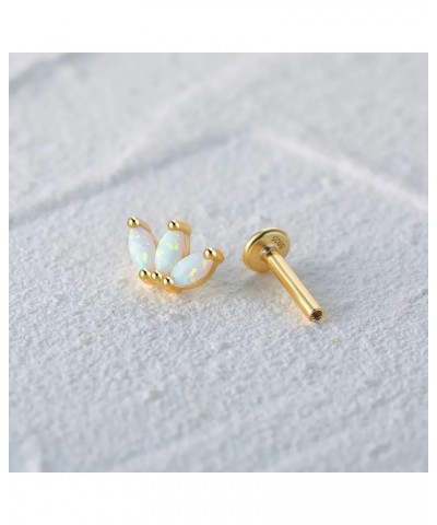 1PC 925 Sterling Silver Piercing Earring for Women Exquisite Crown Ear Studs Cartilage Earring Body Jewelry Gift SV4 1pc $7.9...