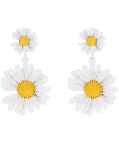 Daisy Earrings for Wome 60s 70s Daisy Flower Earrings Retro Disco Hippie Earrings vintage Flower Dangle Earrings Valentine Je...