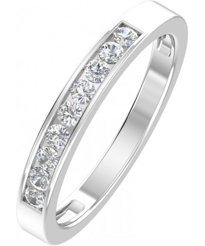 1/4ctw Diamond Channel Wedding Band in 10k White Gold or Yellow Gold $57.35 Bracelets