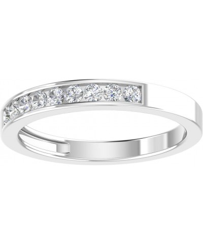 1/4ctw Diamond Channel Wedding Band in 10k White Gold or Yellow Gold $57.35 Bracelets