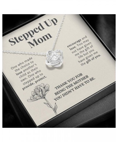 Bonus Mom Mothers Day Necklace, Gifts Step Mom, Stepped Up Mom From Step Daughter Stepson, Chosen Mom Gift, To My Second Mom ...