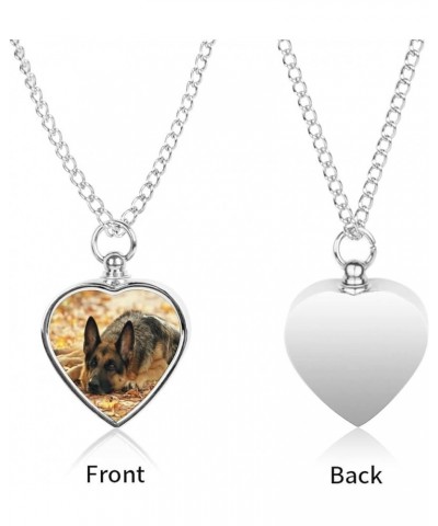 Custom Pet Urn Necklace, Alloy Memorial Pendant Necklace, Dog Pendant Necklace Multi 8 $10.80 Necklaces