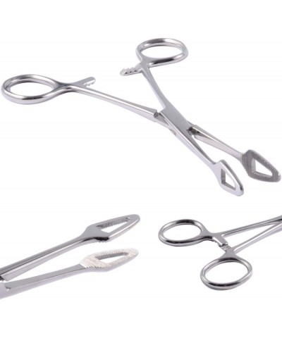 Professional Surgical Steel Belly Ear Tongue Septum Lip Piercing Forceps Tweezer Clamp Plier Closer,Opener Needle clamp for E...