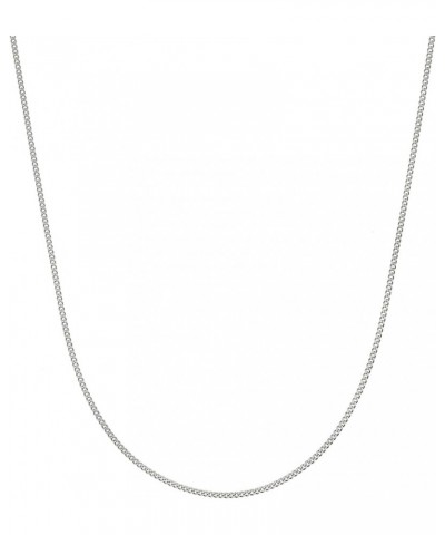 Solid 925 Sterling Silver Italian 1.8mm Cuban Curb Link Chain Necklace 16" - 30 22 inch $14.97 Necklaces