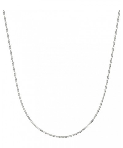 Solid 925 Sterling Silver Italian 1.8mm Cuban Curb Link Chain Necklace 16" - 30 22 inch $14.97 Necklaces