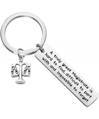 Magistrate Gift Coworker Leaving Keychain A Truly Great Magistrate Is Hard To Find Scales of Justice Keychain Impossible to F...