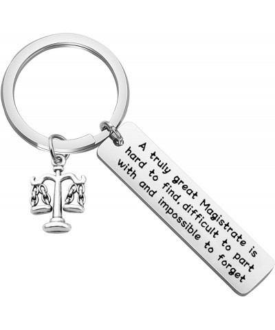 Magistrate Gift Coworker Leaving Keychain A Truly Great Magistrate Is Hard To Find Scales of Justice Keychain Impossible to F...