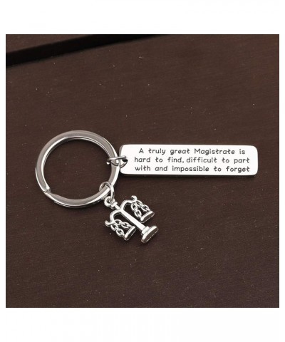 Magistrate Gift Coworker Leaving Keychain A Truly Great Magistrate Is Hard To Find Scales of Justice Keychain Impossible to F...