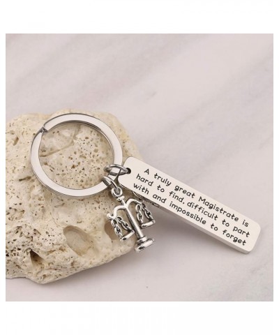 Magistrate Gift Coworker Leaving Keychain A Truly Great Magistrate Is Hard To Find Scales of Justice Keychain Impossible to F...