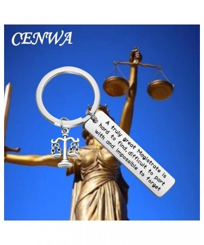 Magistrate Gift Coworker Leaving Keychain A Truly Great Magistrate Is Hard To Find Scales of Justice Keychain Impossible to F...