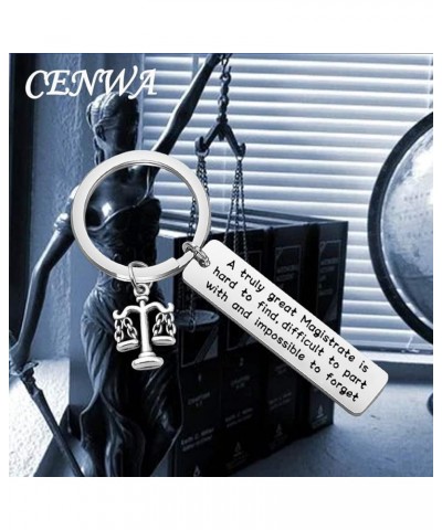 Magistrate Gift Coworker Leaving Keychain A Truly Great Magistrate Is Hard To Find Scales of Justice Keychain Impossible to F...