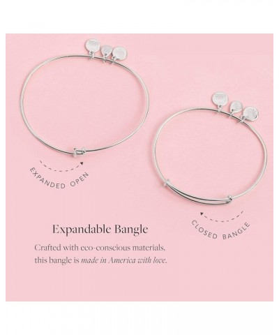 Path of Symbols Expandable Bangle for Women Rafaelian Silver Finish $11.89 Bracelets