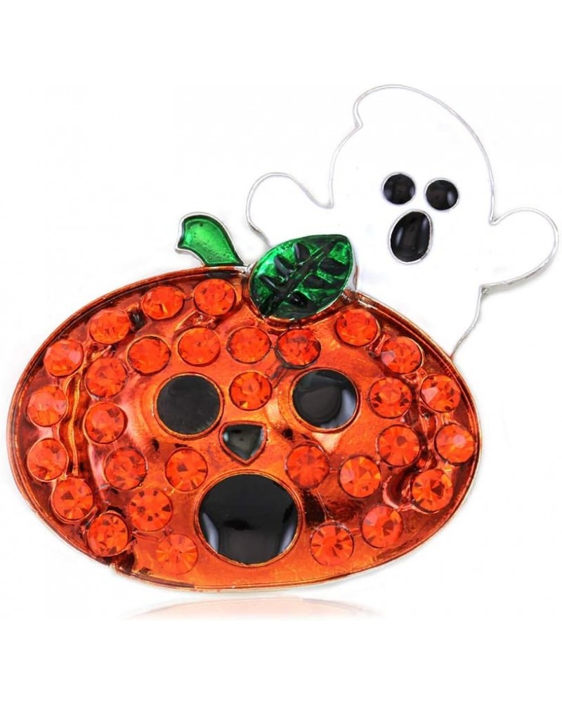 Halloween Trick Treat Jack O Lantern Ghost Pumpkin Fall Maple Leaf Brooch Pin Costume Charm Pumpkin Ghost $9.68 Brooches & Pins