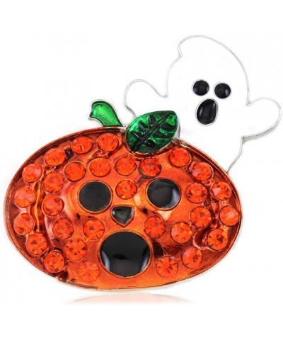 Halloween Trick Treat Jack O Lantern Ghost Pumpkin Fall Maple Leaf Brooch Pin Costume Charm Pumpkin Ghost $9.68 Brooches & Pins