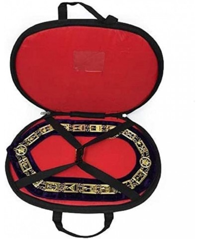 Shriner - Masonic Chain Collar - Gold/Silver on Red Gold $45.38 Necklaces